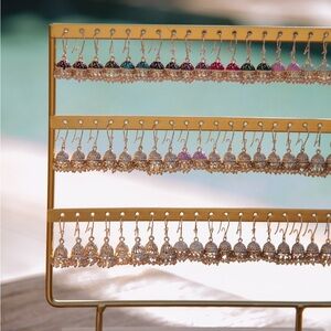 Gold Earring Stand or retail display